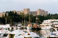 Aspect of the Palace of the Grand Masters from Mandraki harbour