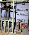 Section with bronze objects