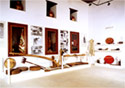 Hall IV with agricultural implements