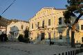 Samos, Vathi, the Archaeological Museum (left) and the Town Hall