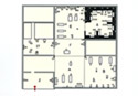 Floor plan of the exhibition halls of the museum