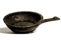 Bronze pot with a handle