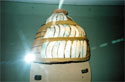 Mycenaean helmet with wild boar teeth