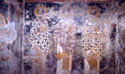 Wall paintings in the south wall of the sanctuary