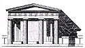 Representation of Palaestra's northwest entrance