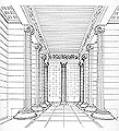 Drawing representation  of the cella